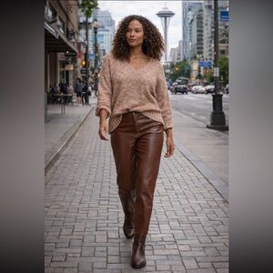 Anthropologie NWT Piloro Deep-V
Sweater Size L.